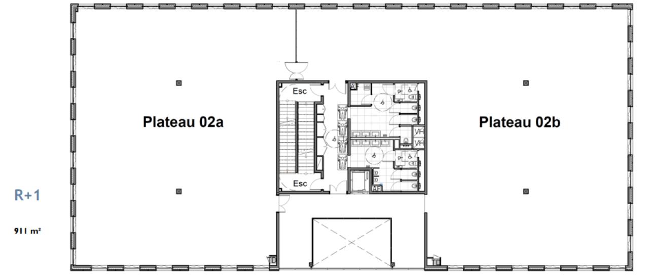 Bureau Villeneuve-d'Ascq 3660m² Location bureau Villeneuve-d'Ascq Nord OLBUR2530096 2